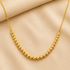 Gold Ball Necklace